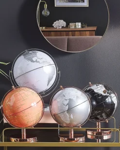 Beliani Karttapallo Ruusukulta/Vaaleanpunainen 28 Cm Cabot Outlet