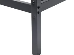 Beliani Katossanky Metalli Musta 180 X 200 Cm Lestards Cheap