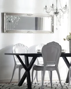 Beliani Kattokruunu 5 Polttimoa Metalli Hopea Locone Discount