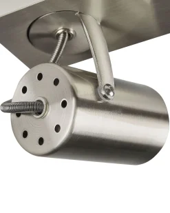 Beliani Kattovalaisin 2 Polttimoa Metalli Hopea Klip Best