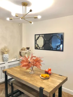 Beliani Kattovalaisin 6 Polttimoa Metalli Messinki Kidane Cheap