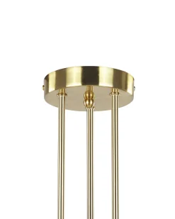 Beliani Kattovalaisin 6 Polttimoa Metalli Messinki Kidane Cheap