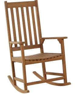 Beliani Keinutuoli Akaasia Vaalea Puu Bojano Best Sale