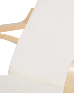 Beliani Keinutuoli Kangas Kermanvalkoinen Weston Best Sale