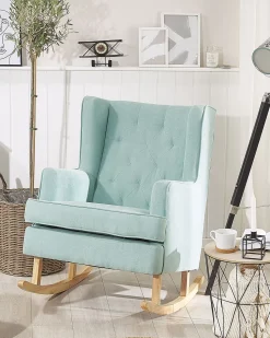 Beliani Keinutuoli Kangas Mintunvihrea Trondheim Ii Discount