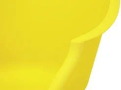 Beliani Keinutuoli Muovi Keltainen Harmony Clearance