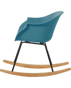 Beliani Keinutuoli Muovi Sinivihrea Harmony Fashion