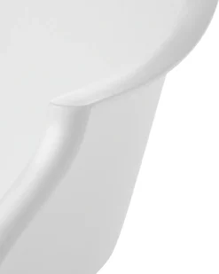 Beliani Keinutuoli Muovi Valkoinen Harmony Hot