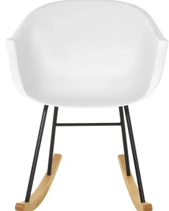 Beliani Keinutuoli Muovi Valkoinen Harmony Hot