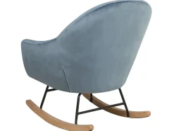 Beliani Keinutuoli Sametti Tummansininen Oxie Discount