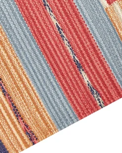 Beliani Kelim-Matto Puuvilla Monivarinen 140 X 200 Cm Gandzak Discount