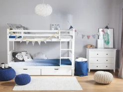 Beliani Kerrossanky Manty Säilytystila Valkoinen 90 X 200 Cm Revin Outlet