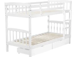 Beliani Kerrossanky Manty Säilytystila Valkoinen 90 X 200 Cm Revin Outlet