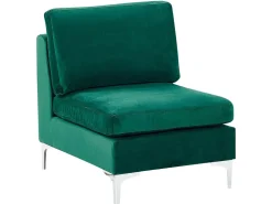 Beliani Keskimoduuli Sametti Vihrea Evja Flash Sale