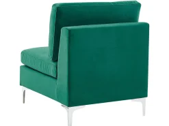 Beliani Keskimoduuli Sametti Vihrea Evja Flash Sale