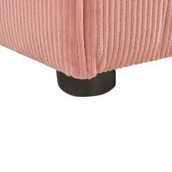 Beliani Keskimoduuli Vakosametti Vaaleanpunainen Lemvig Flash Sale