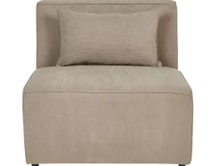 Beliani Keskimoduuli Vakosametti Ruskeanharmaa Lemvig New