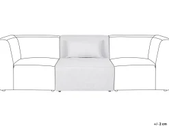 Beliani Keskimoduuli Vakosametti Luonnonvalkoinen Lemvig Best Sale