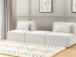 Beliani Keskimoduuli Vakosametti Luonnonvalkoinen Lemvig Best Sale