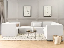 Beliani Keskimoduuli Vakosametti Luonnonvalkoinen Lemvig Best Sale