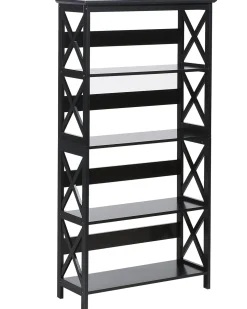 Beliani Kirjahylly 4 Hyllya Musta Foster Flash Sale