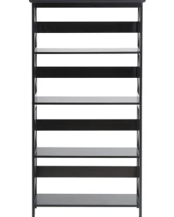 Beliani Kirjahylly 4 Hyllya Musta Foster Flash Sale