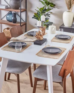 Beliani Kirjahylly 4 Hyllya Tumma Puu Brisbane Store