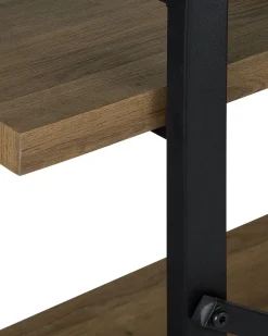 Beliani Kirjahylly 3 Hyllya Tumma Puu Timber Discount