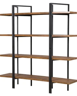 Beliani Kirjahylly 4 Hyllya Tumma Puu Compton Best Sale