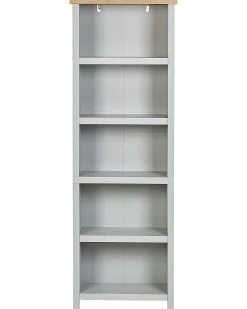Beliani Kirjahylly 5 Hyllya Vaaleanharmaa/Vaalea Puu Clio Store