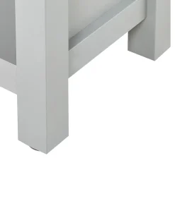 Beliani Kirjahylly 5 Hyllya Vaaleanharmaa/Vaalea Puu Clio Store