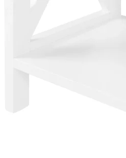 Beliani Kirjahylly 4 Hyllya Valkoinen Foster Store