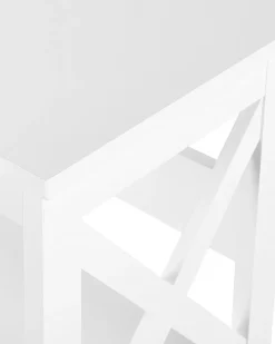 Beliani Kirjahylly 4 Hyllya Valkoinen Foster Store