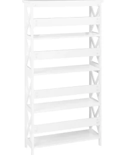 Beliani Kirjahylly 4 Hyllya Valkoinen Foster Store