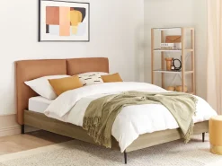 Beliani Kirjahylly 4 Lasihyllya Valkoinen/Vaalea Puu Jenks Best