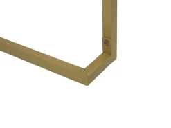 Beliani Konsolipoyta 2 Laatikkoa Musta/Kulta Westport Store