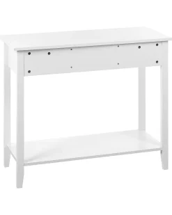 Beliani Konsolipoyta 3 Laatikkoa Valkoinen Galva Hot
