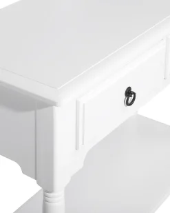 Beliani Konsolipoyta 2 Laatikkoa Valkoinen Lowell Best