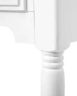 Beliani Konsolipoyta 2 Laatikkoa Valkoinen Lowell Best