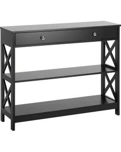 Beliani Konsolipoyta Laatikko Musta Montgomery Sale