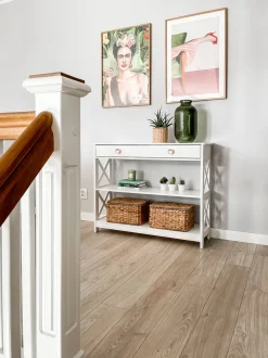 Beliani Konsolipoyta Laatikko Valkoinen Montgomery Best