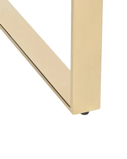 Beliani Konsolipoyta Lasitasolla Ruostumaton Teras Kulta Tilon Sale