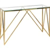 Beliani Konsolipoyta Lasitasolla Rosteri Kulta Weso Clearance