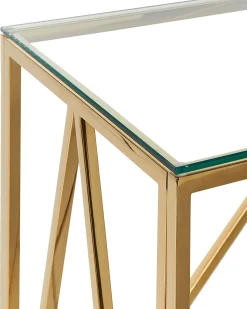 Beliani Konsolipoyta Lasitasolla Rosteri Kulta Weso Clearance