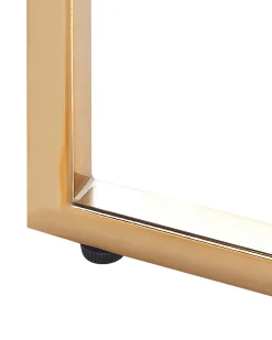 Beliani Konsolipoyta Marmorikuvio Valkoinen/Kulta Royse Sale