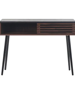 Beliani Konsolipoyta Tumma Puu Perth Cheap