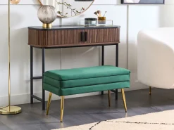 Beliani Konsolipoyta Tumma Puu/Musta Jose Best Sale