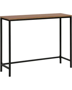 Beliani Konsolipoyta Tumma Puu/Musta Tulia Store