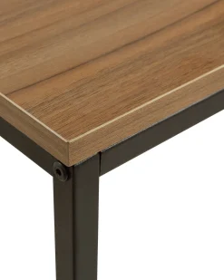 Beliani Konsolipoyta Tumma Puu/Musta Tulia Store