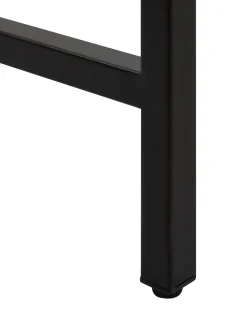 Beliani Konsolipoyta Tumma Puu/Musta Tulia Store